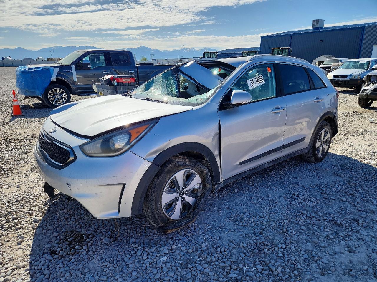 2017 Kia Niro EX, VIN KNDCC3LC7H5101871 — Roof