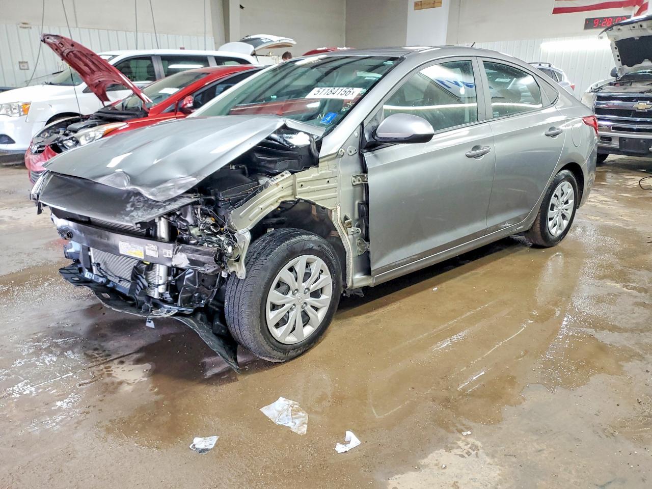 2022 Hyundai Accent SE, VIN 3KPC24A65NE164120 — Front end