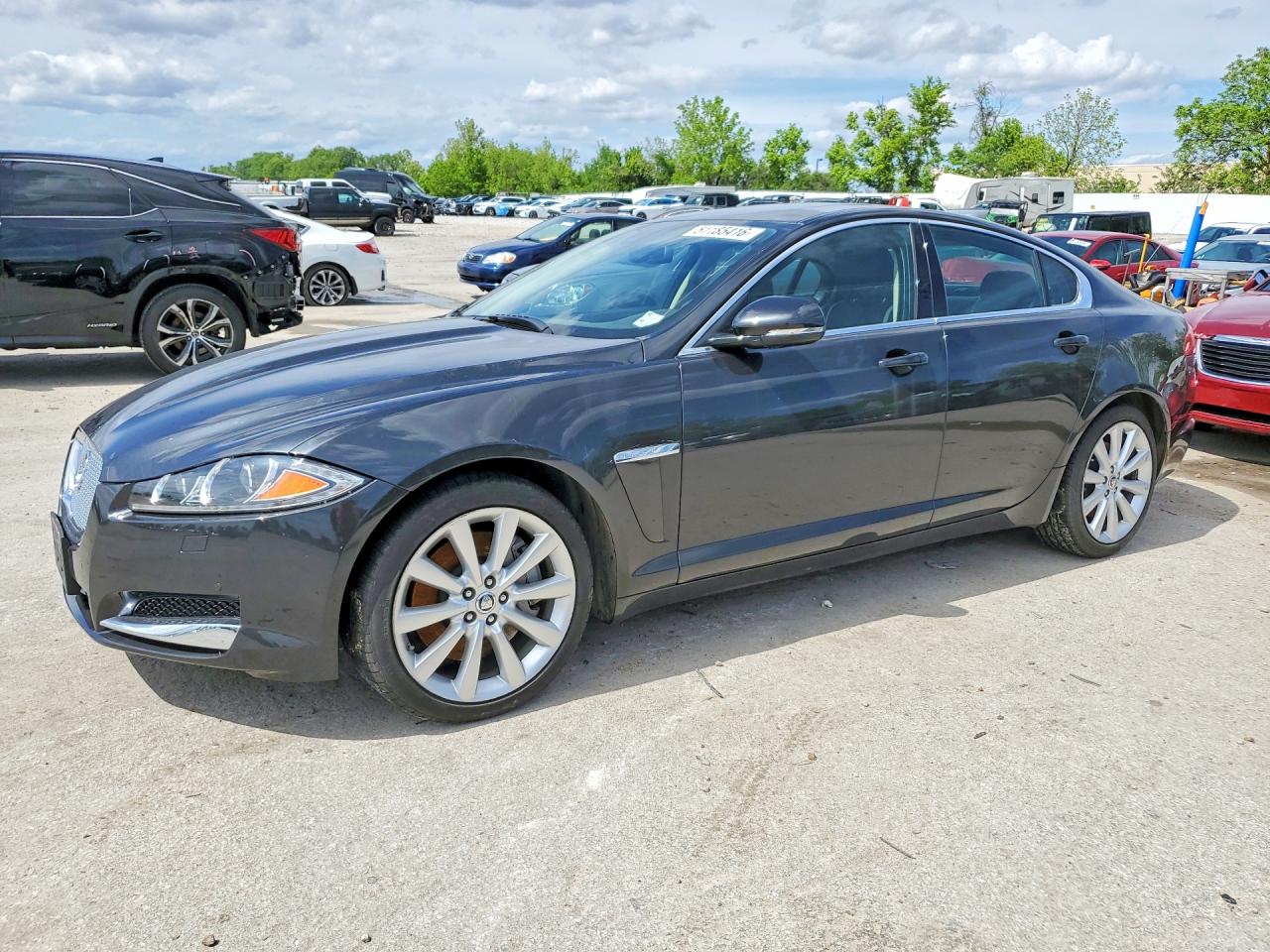 2013 Jaguar XF V6 AWD, VIN SAJWJ0EF9D8S86198 — Undercarriage