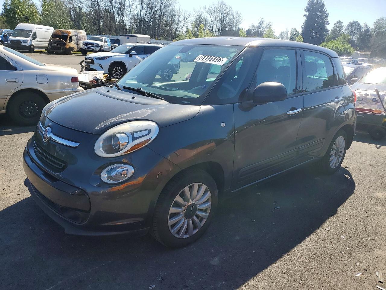 2014 FIAT 500L Easy, VIN ZFBCFABH4EZ022500 — Rear end