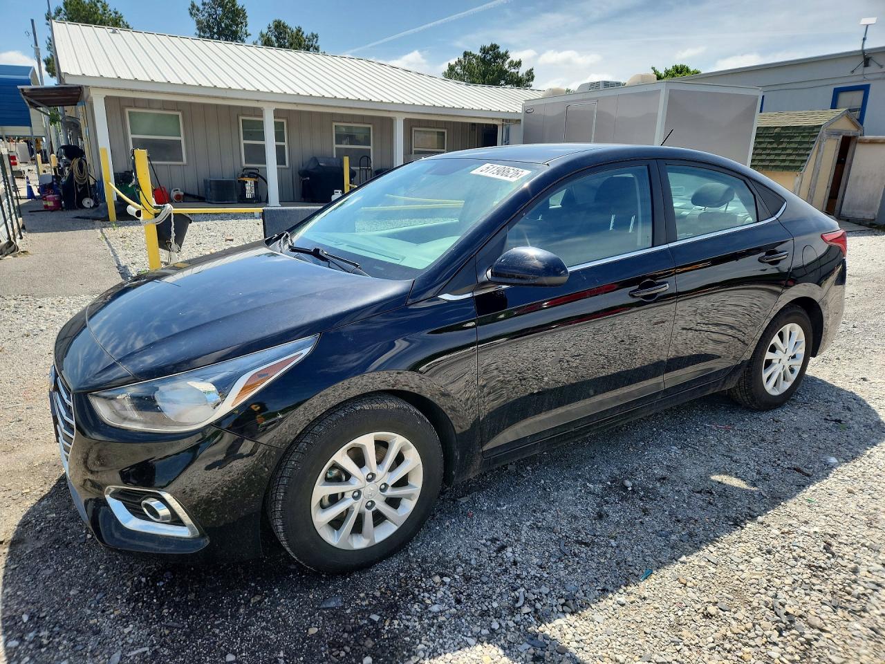 2022 Hyundai Accent SE, VIN 3KPC24A63NE163001 — Rear end