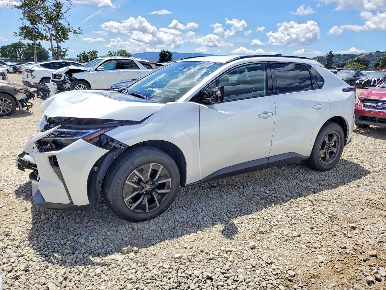 2026 Toyota bZ XLE, VIN JTMBFAEB4TA002274 — Front end