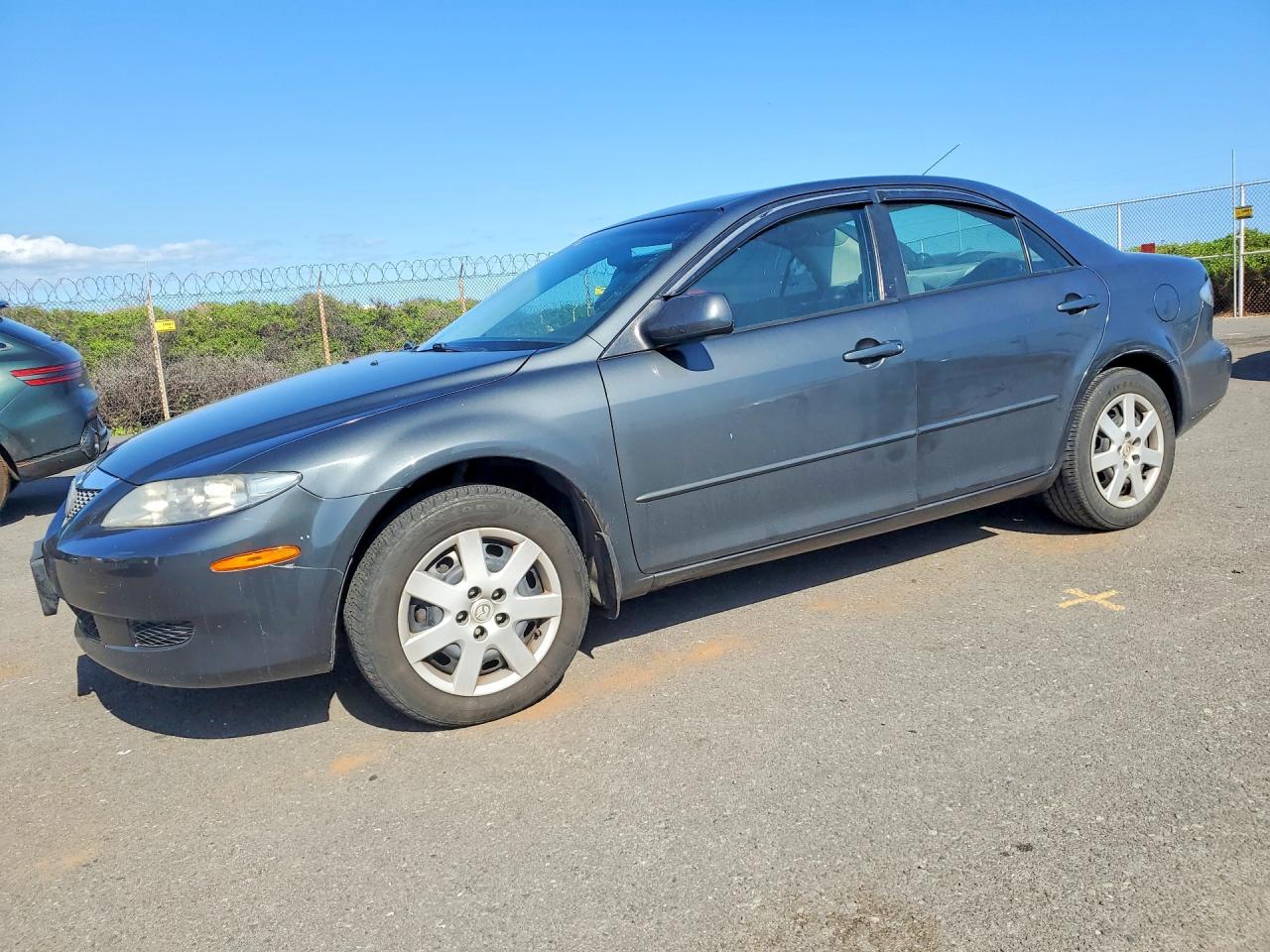 2005 Mazda 6 i, VIN 1YVFP80C655M59679 — Rear end