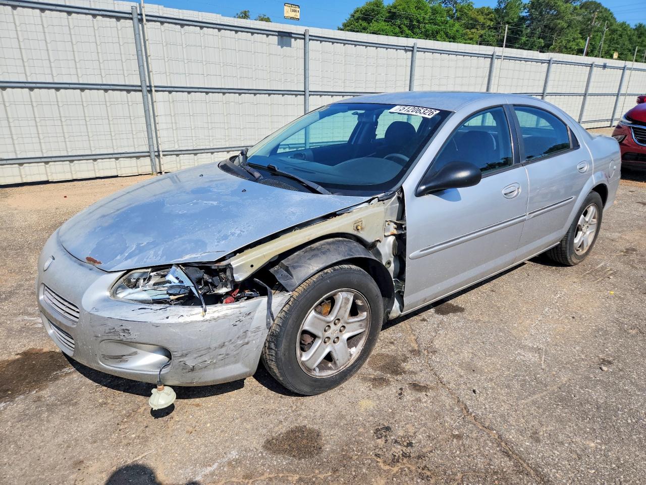 2002 Dodge Stratus ES, VIN 1B3EL56R32N160896 — Перед