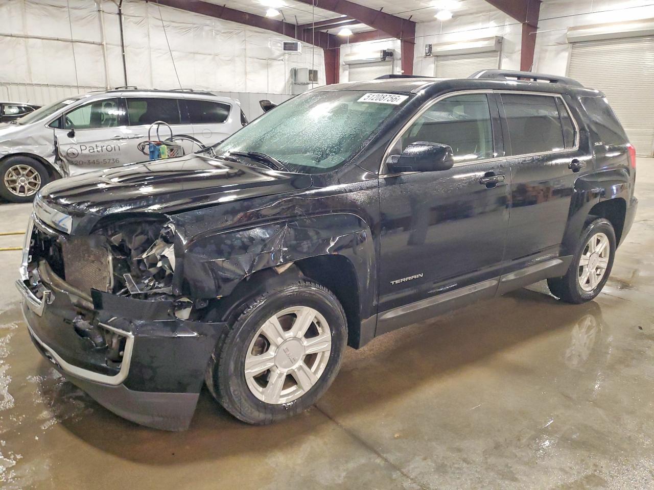 2016 GMC Terrain SLE, VIN 2GKFLNE39G6115218 — Front end