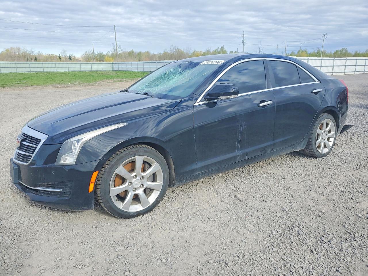 2015 Cadillac ATS Luxury AWD, VIN 1G6AH5RX2F0124308 — Roof