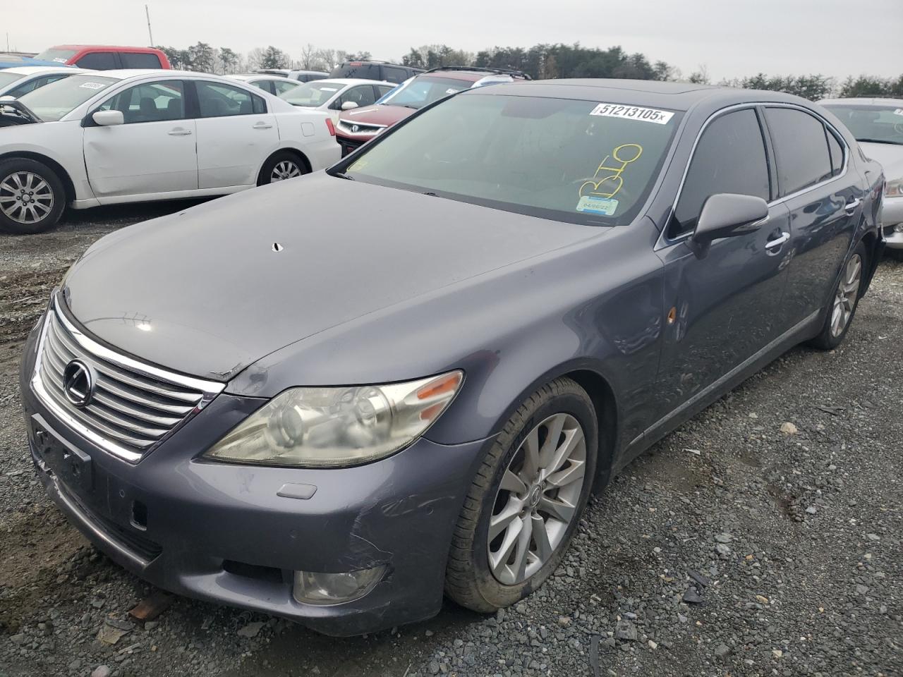 2012 Lexus LS 460 L, VIN JTHDL1EF7C5004094 — Vandalism