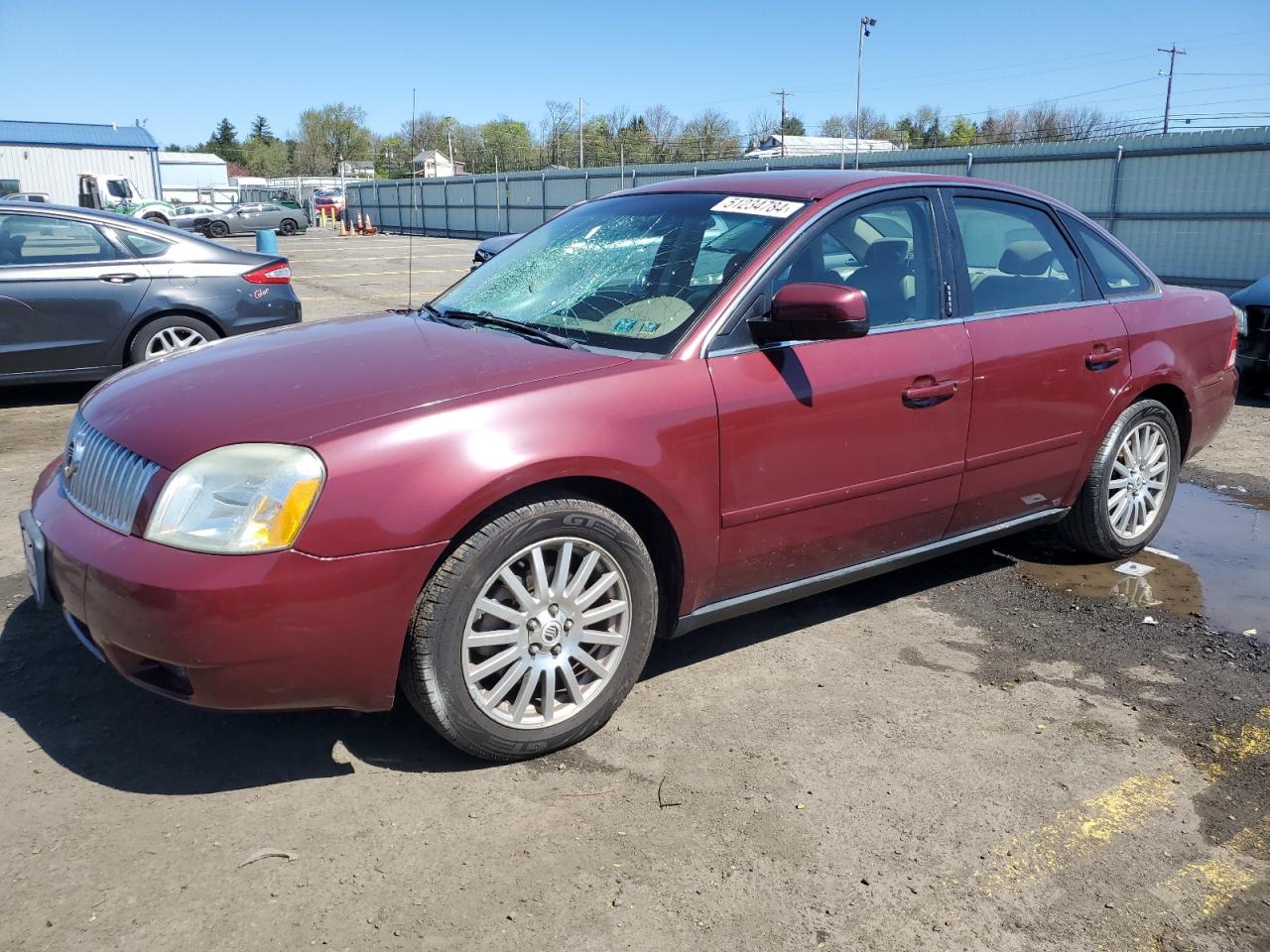2006 Mercury Montego Premier, VIN 1MEHM43146G610646 — Roof