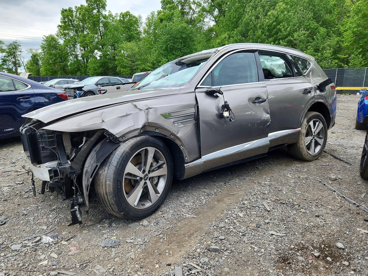 2021 Genesis GV80, VIN KMUHCESC7MU052008 — All over
