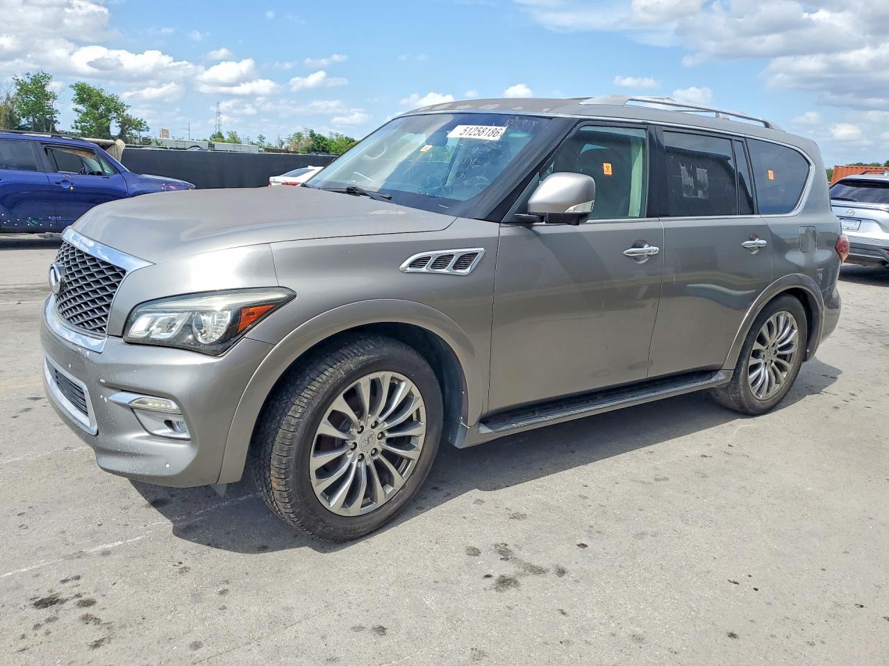 2017 Infiniti QX80, VIN JN8AZ2NE2H9154554 — Minor dents and scratches