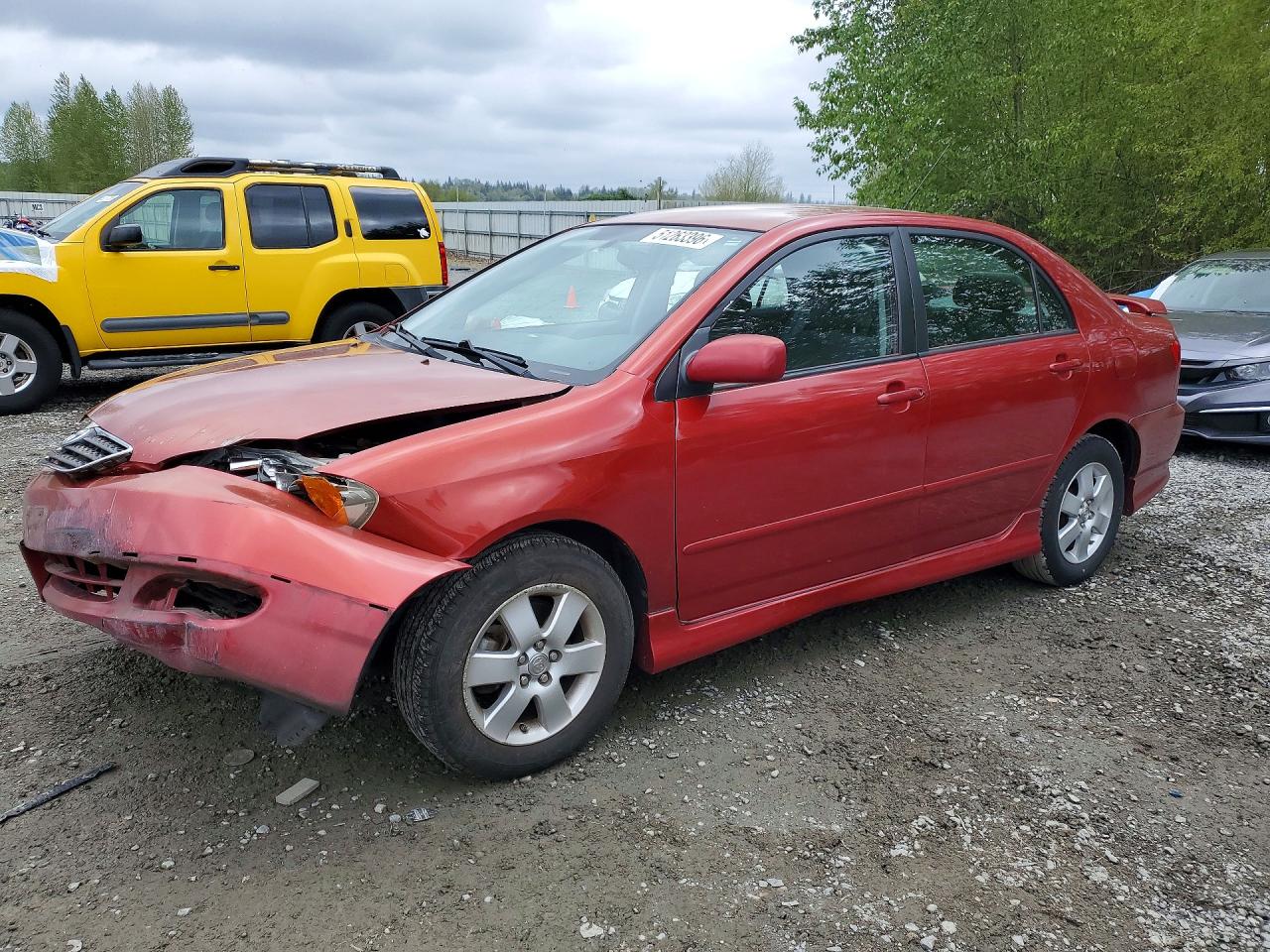 2008 Toyota Corolla S, VIN 1NXBR32E58Z007020 — Front end