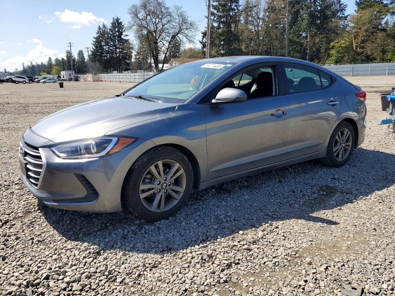 2018 Hyundai Elantra Value Edition, VIN 5NPD84LF6JH365613 — Vandalism