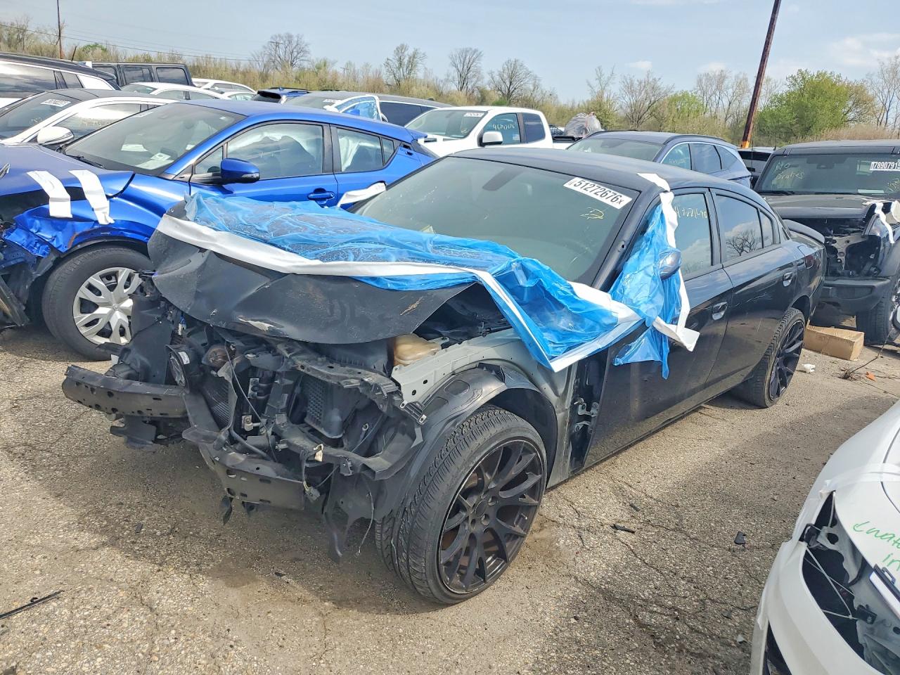 2015 Dodge Charger Police, VIN 2C3CDXKT5FH818009 — Front end