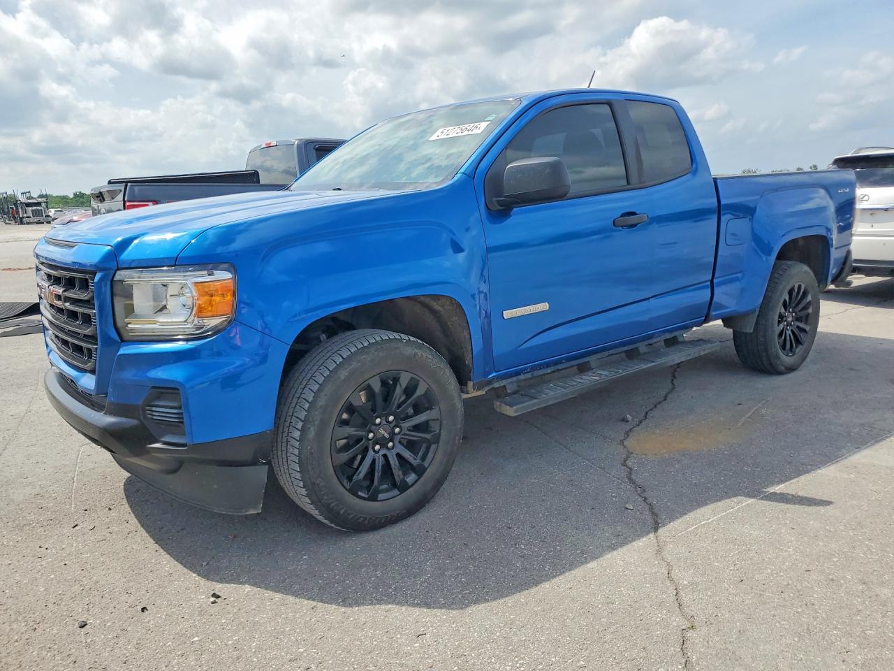 2022 GMC Canyon 4WD Elevation Standard, VIN 1GTH6BEN2N1288381 — Rear end