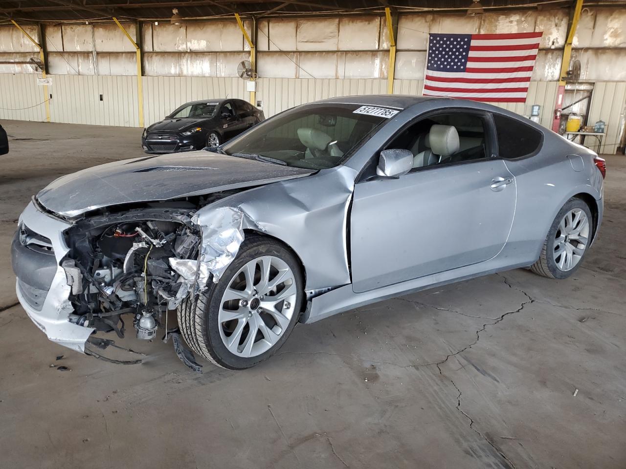 2013 Hyundai Genesis Coupe R-Spec, VIN KMHHT6KD4DU083407 — Front end