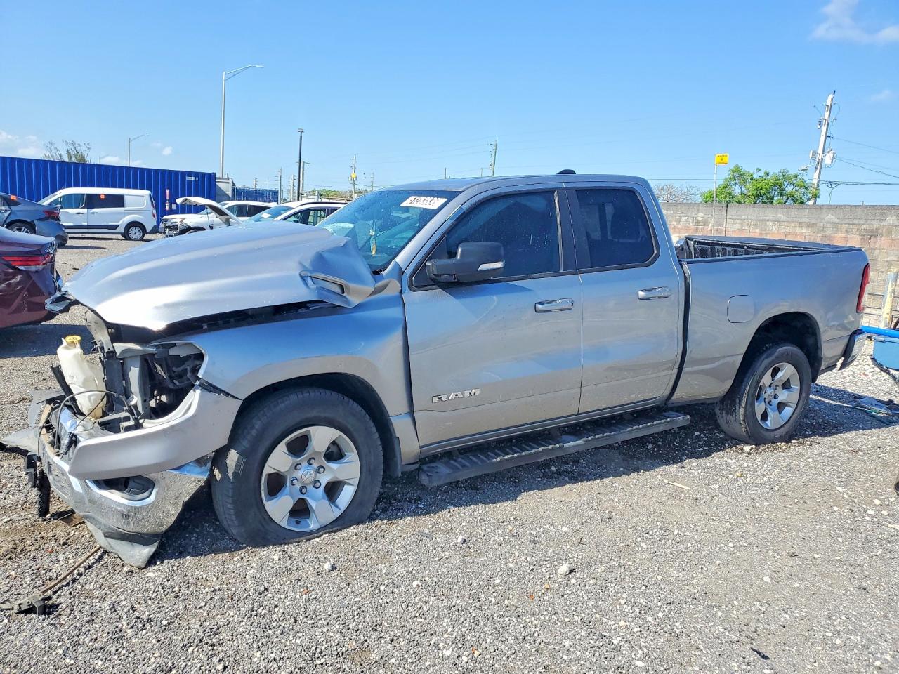 2022 Ram 1500 Lone Star, VIN 1C6RREBTXNN201682 — Фото с аукциона