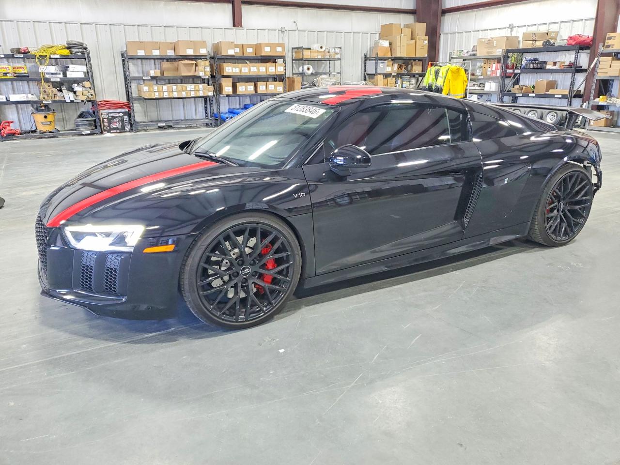 2018 Audi R8 V10, VIN WUABAAFX8J7902410 — Rear end