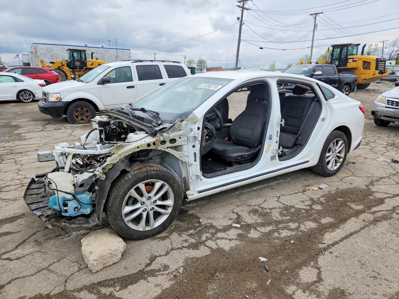 2017 Chevrolet Malibu LT, VIN 1G1ZE5STXHF126431 — Vandalism