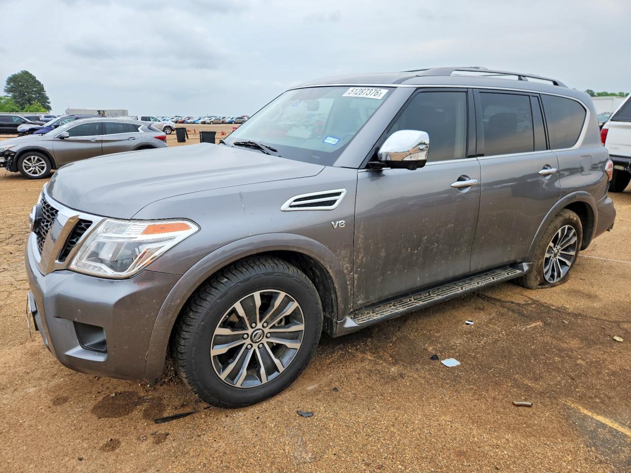 2020 Nissan Armada SL, VIN JN8AY2ND8L9109301 — Rear end