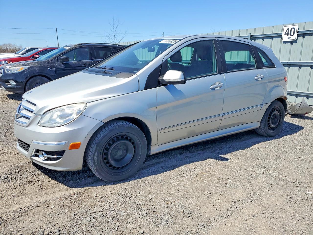 2011 Mercedes-Benz B 200, VIN WDDFH3EB3BJ716327 — Rear end