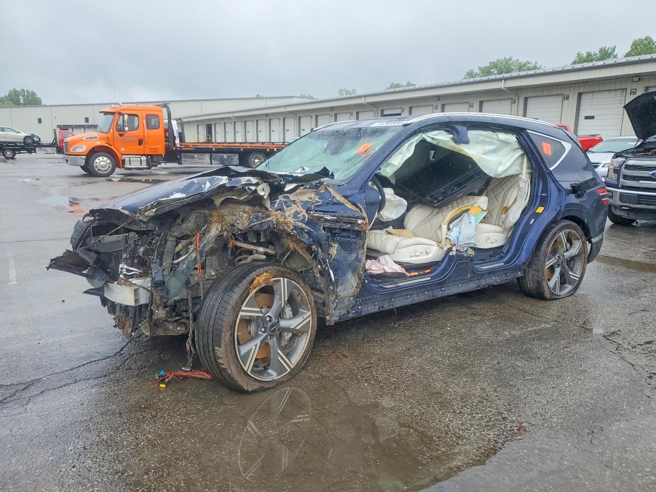 2025 Genesis GV80 Prestige, VIN KMUHEESC2SU273829 — Rollover