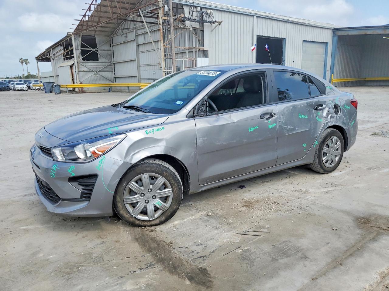 2023 Kia Rio LX, VIN 3KPA24AD7PE622975 — Side