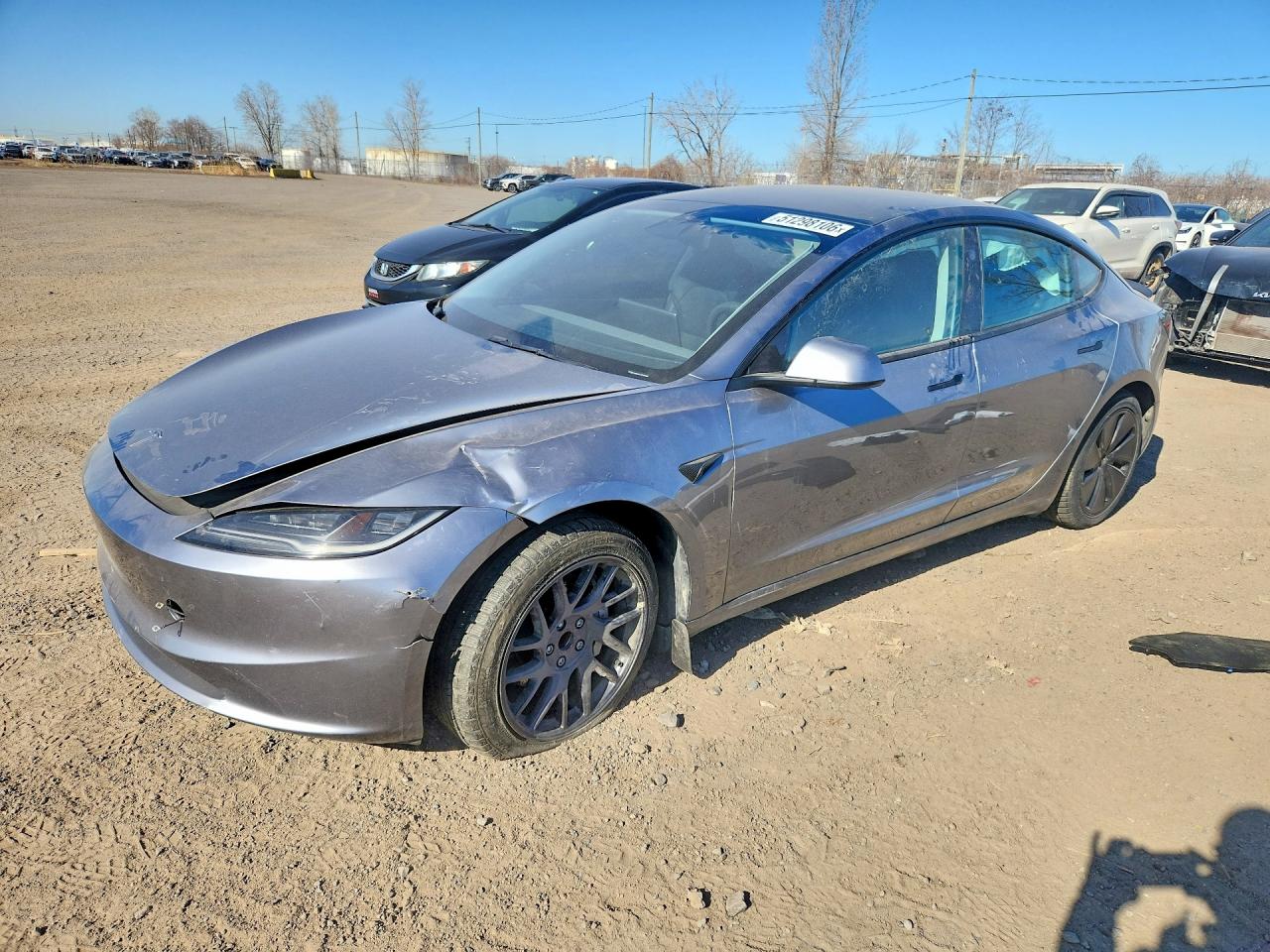2024 Tesla Model 3, VIN LRW3E7FA4RC277234 — Front end