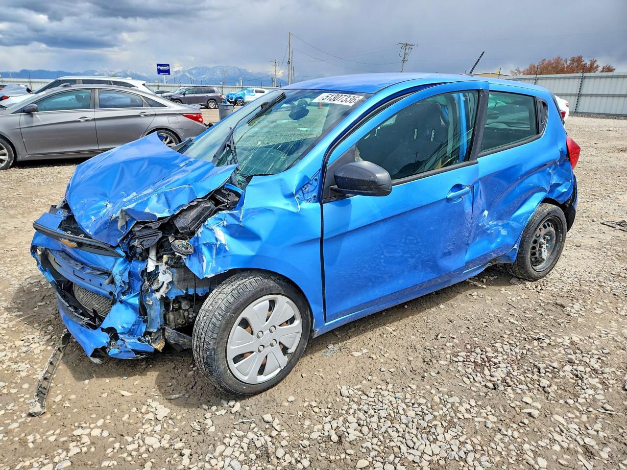 2018 Chevrolet Spark LS, VIN KL8CB6SA6JC473877 — Перед