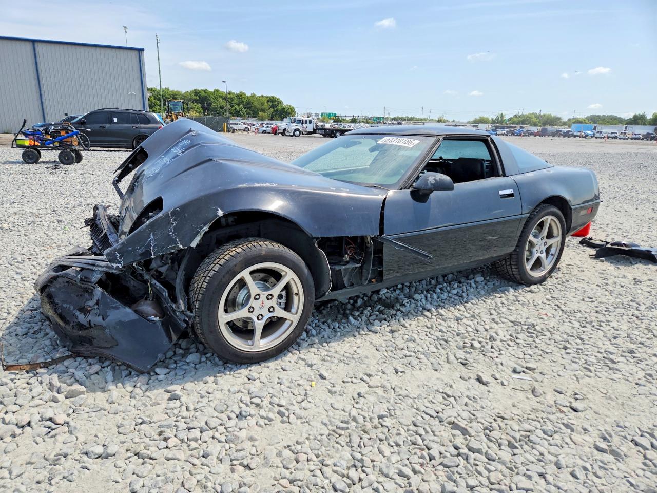 1991 Chevrolet Corvette, VIN 1G1YY2383M5109806 — Front end