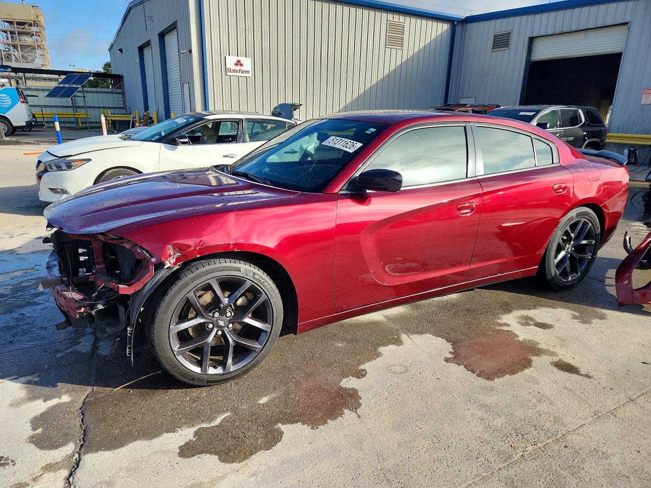 2021 Dodge Charger SXT, VIN 2C3CDXBG3MH658454 — Front end