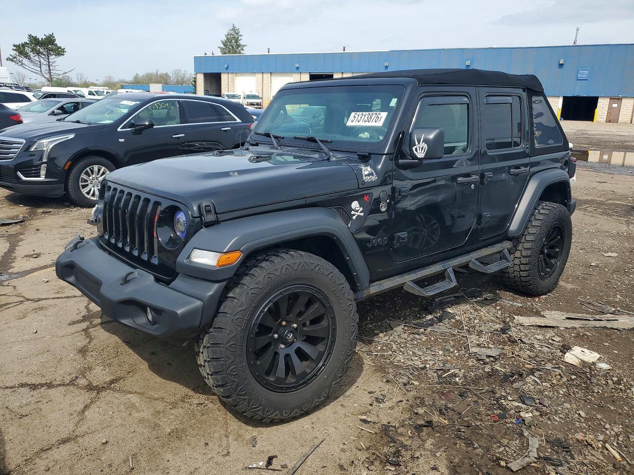 2023 Jeep Wrangler Sport S, VIN 1C4HJXDG6PW646134 — Front end