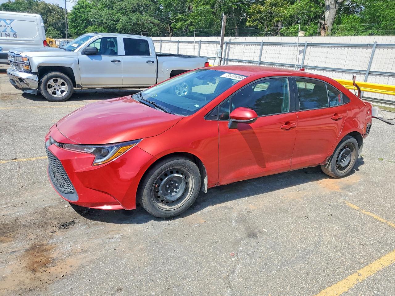 2021 Toyota Corolla LE, VIN 5YFEPMAE0MP210497 — Rear end