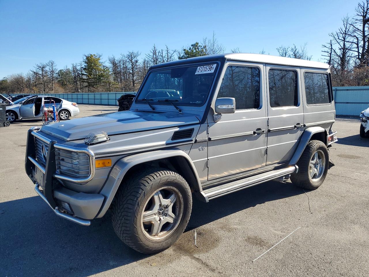 2004 Mercedes-Benz G 5.5L AMG, VIN WDCYR46EX4X145587 — Rear end