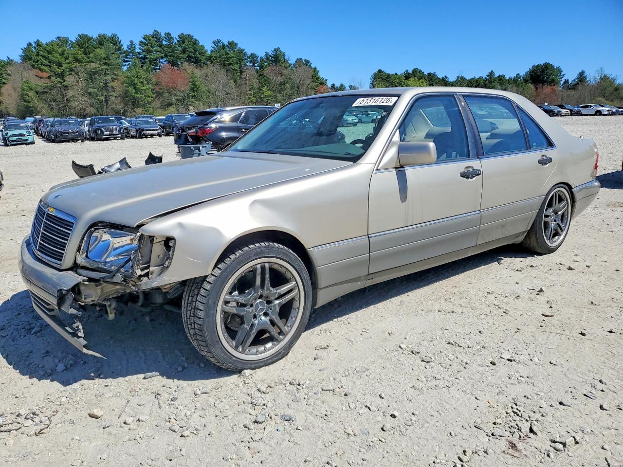 1995 Mercedes-Benz S, VIN WDBGA51E9SA268964 — Front end