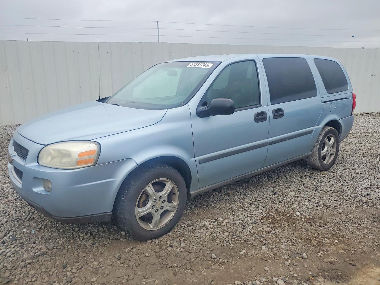2007 Chevrolet Uplander LS Fleet, VIN 1GNDV23107D108860 — Rear end