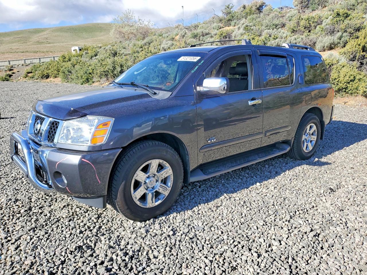 2007 Nissan Armada SE, VIN 5N1AA08C77N706696 — Rear end