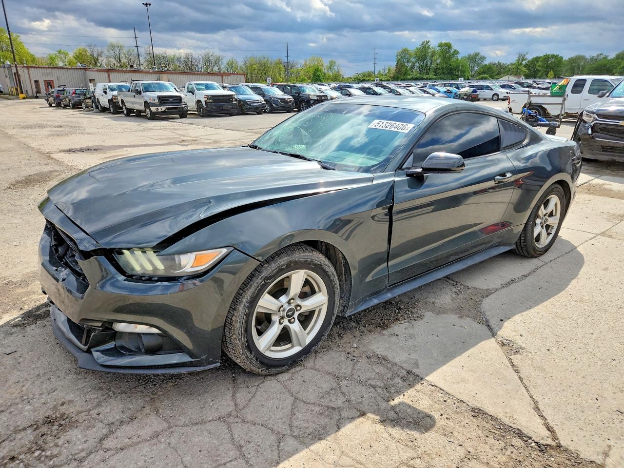 2015 Ford Mustang EcoBoost, VIN 1FA6P8TH0F5376849 — Front end
