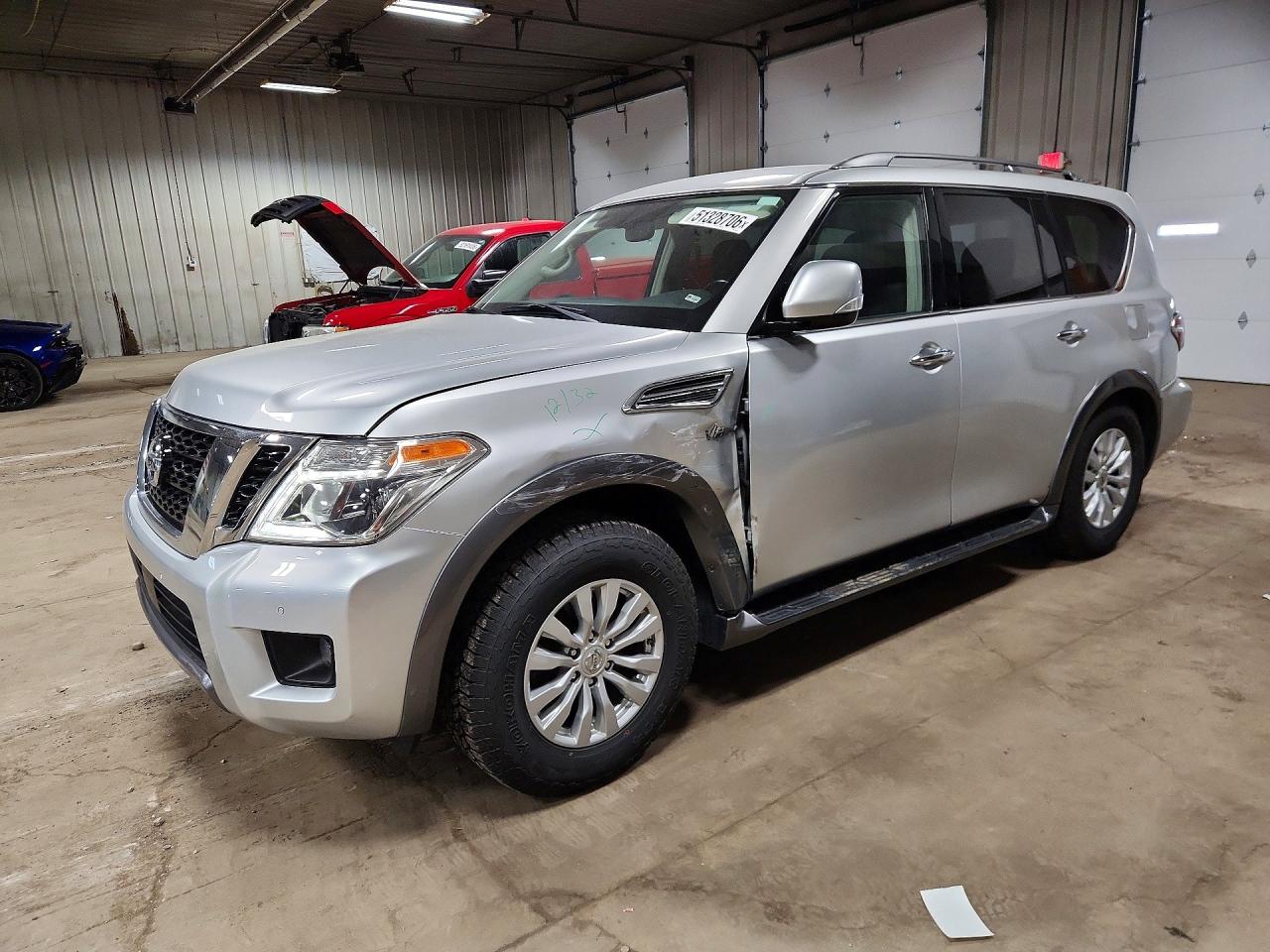 2019 Nissan Armada SL, VIN JN8AY2ND6K9089967 — Вандализм
