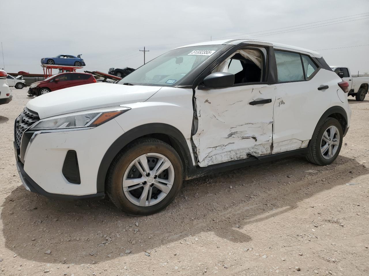 2021 Nissan Kicks S, VIN 3N1CP5BV5ML472690 — Бок