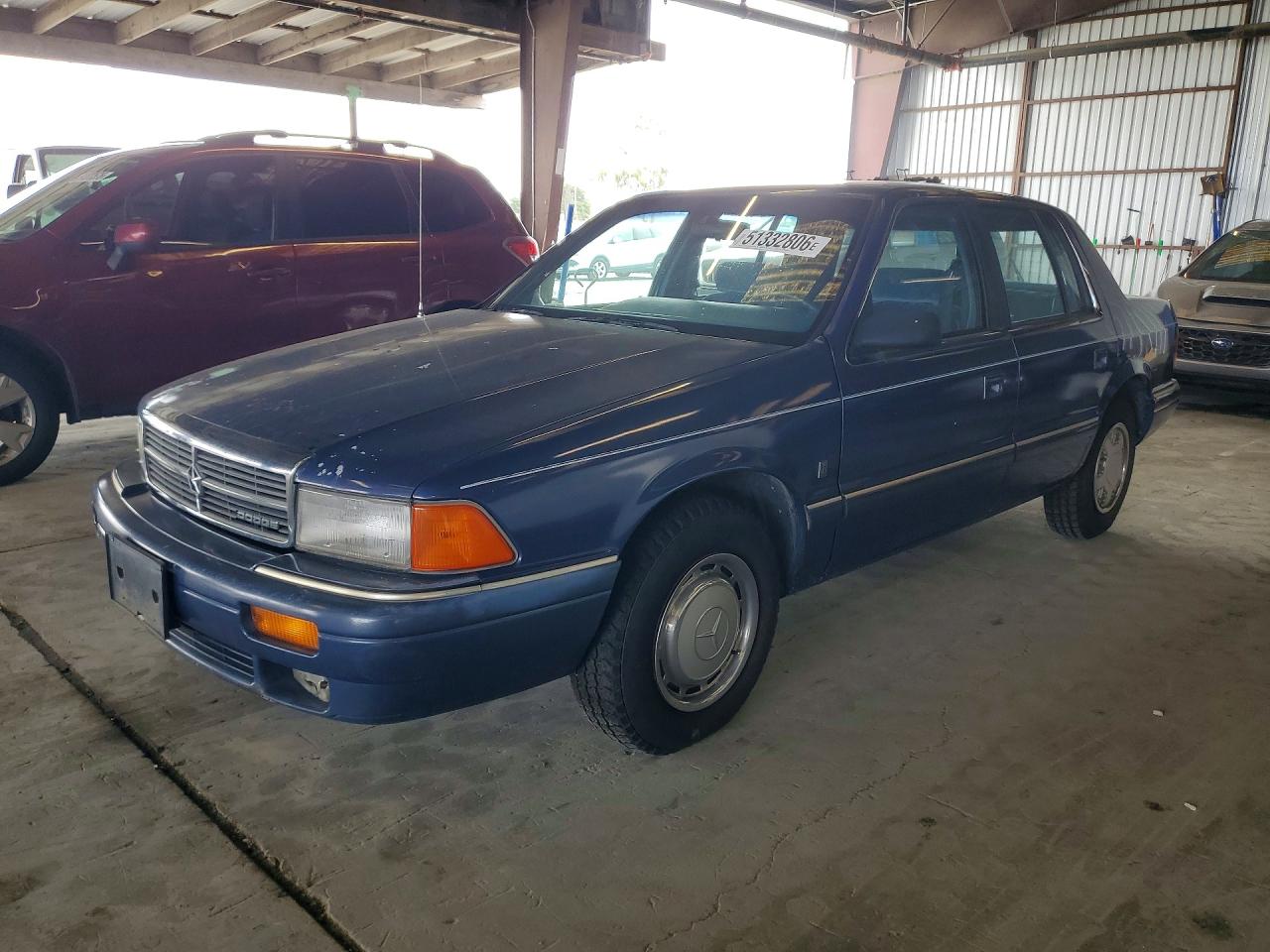 1991 Dodge Spirit, VIN 1B3XA5631MF535921 — Бок