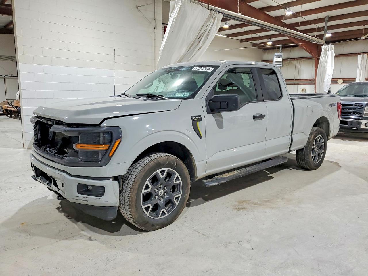 2024 Ford F-150 STX, VIN 1FTEX2LP2RKE87953 — Front end