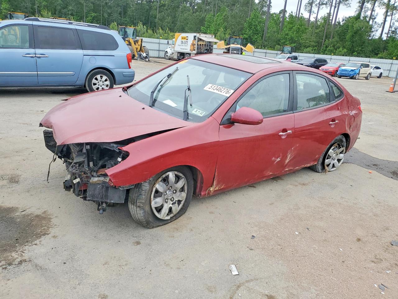 2010 Hyundai Elantra GLS, VIN KMHDU4AD2AU182966 — Rollover