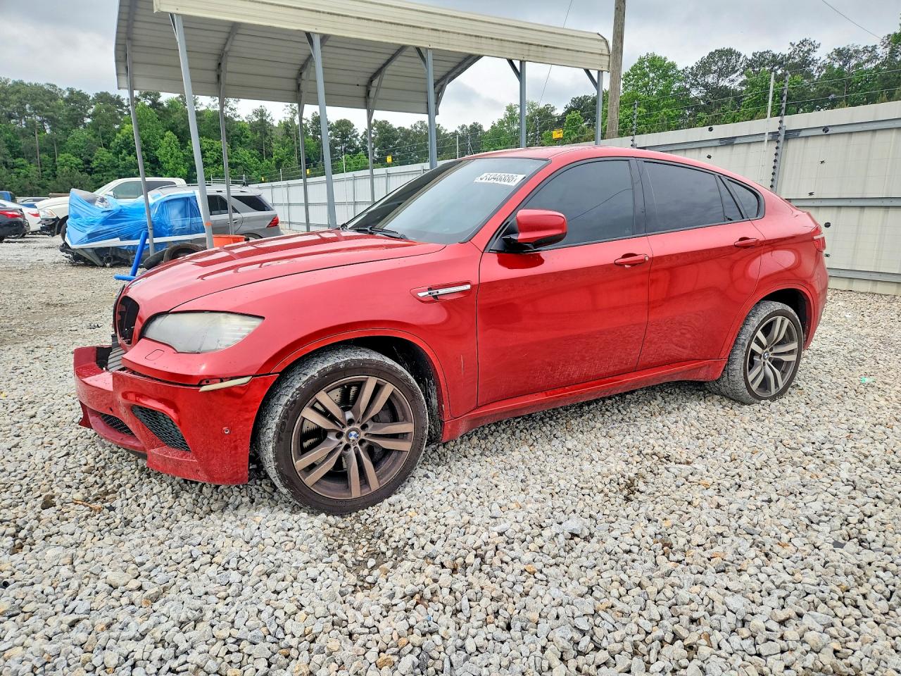 2011 BMW X6 M, VIN 5YMGZ0C5XBLK14207 — Front end