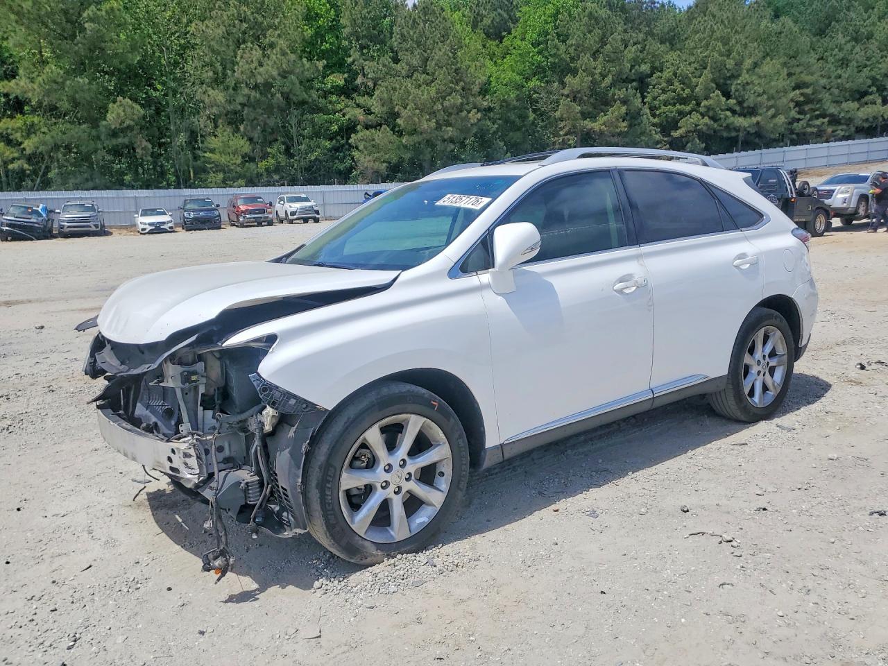 2011 Lexus RX 350, VIN 2T2ZK1BA1BC061598 — Front end