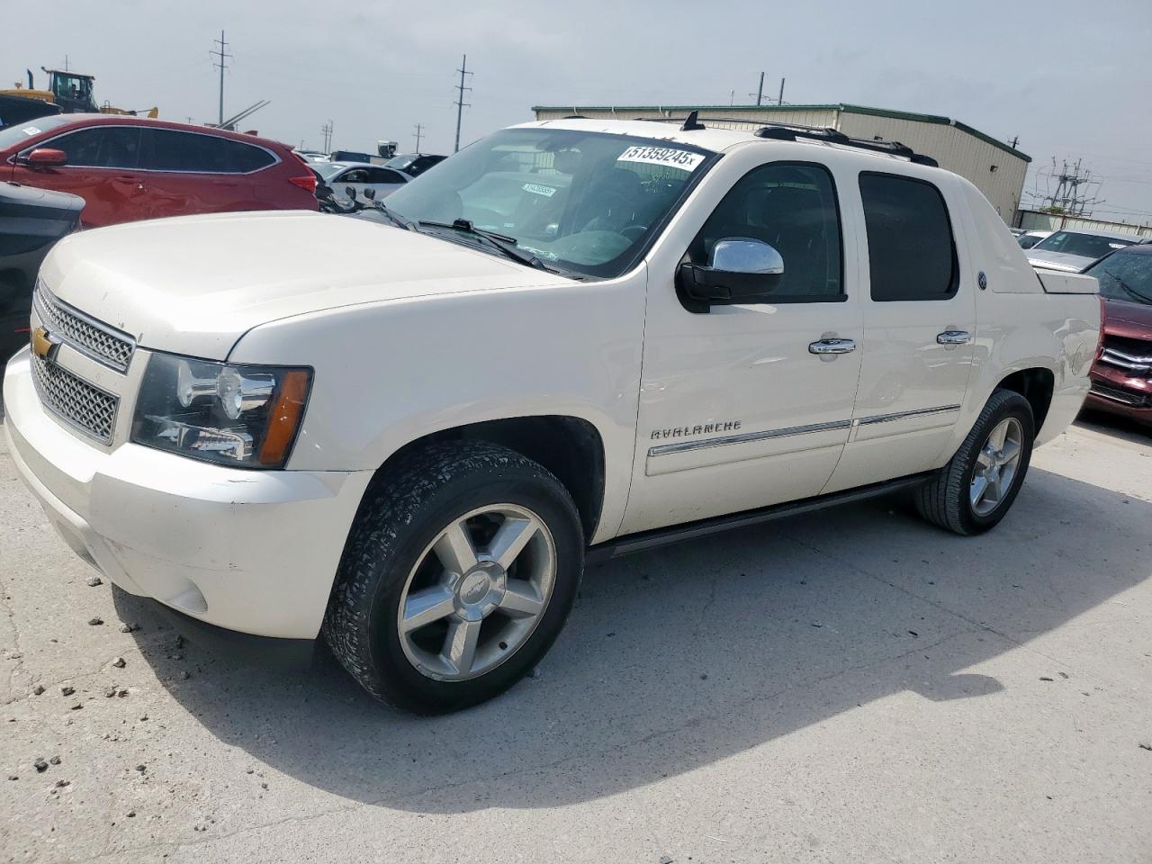 2013 Chevrolet Avalanche LTZ, VIN 3GNTKGE72DG123376 — Hail