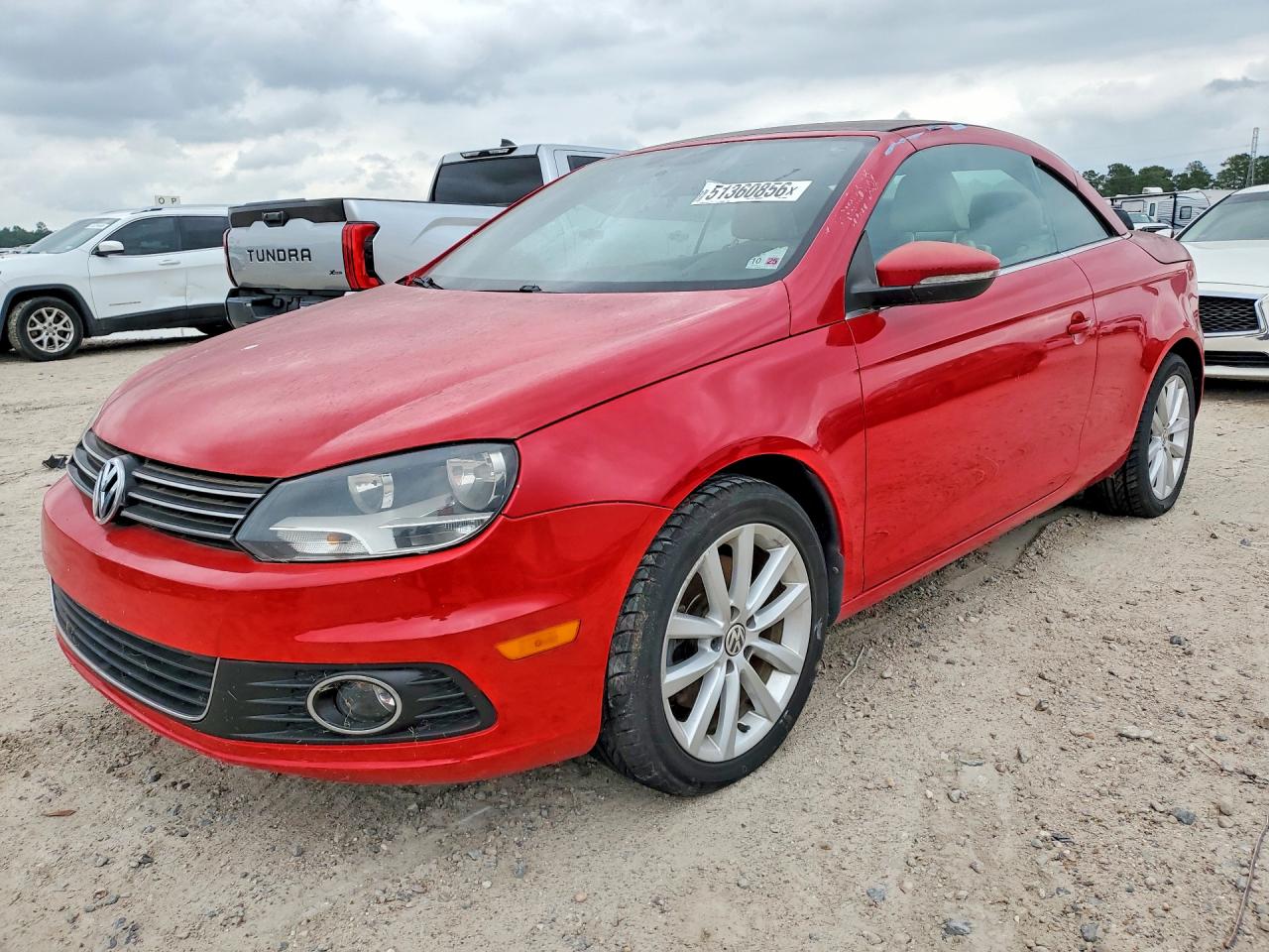 2013 Volkswagen Eos Sport, VIN WVWBW8AH1DV006084 — Water / flood