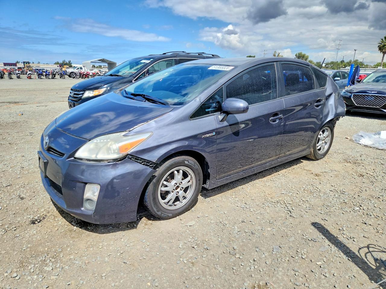 2010 Toyota Prius III, VIN JTDKN3DU8A1277578 — Rear end