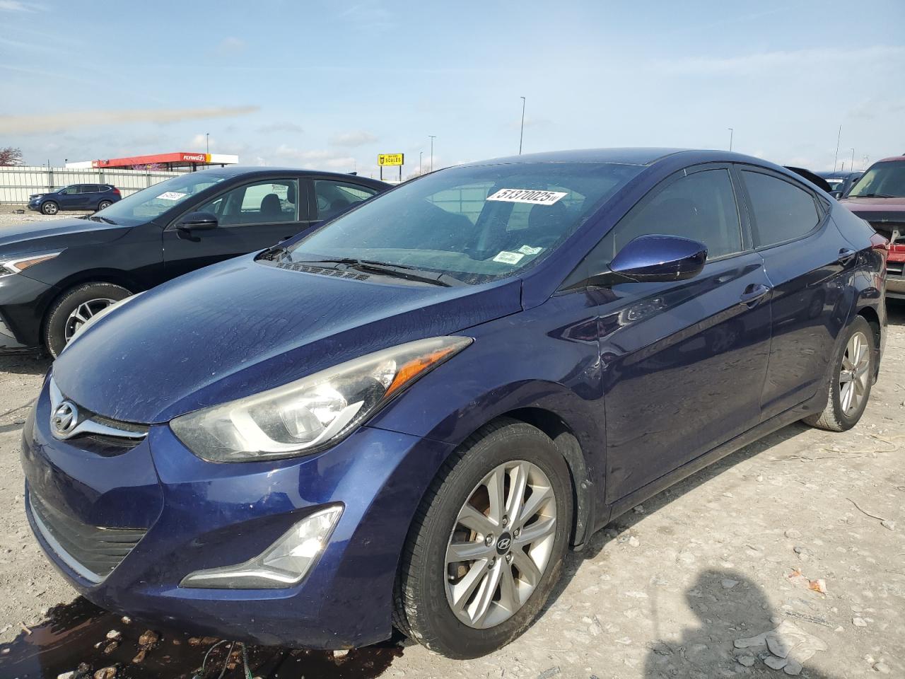 2014 Hyundai Elantra GL, VIN 5NPDH4AE7EH539432 — Auction photo