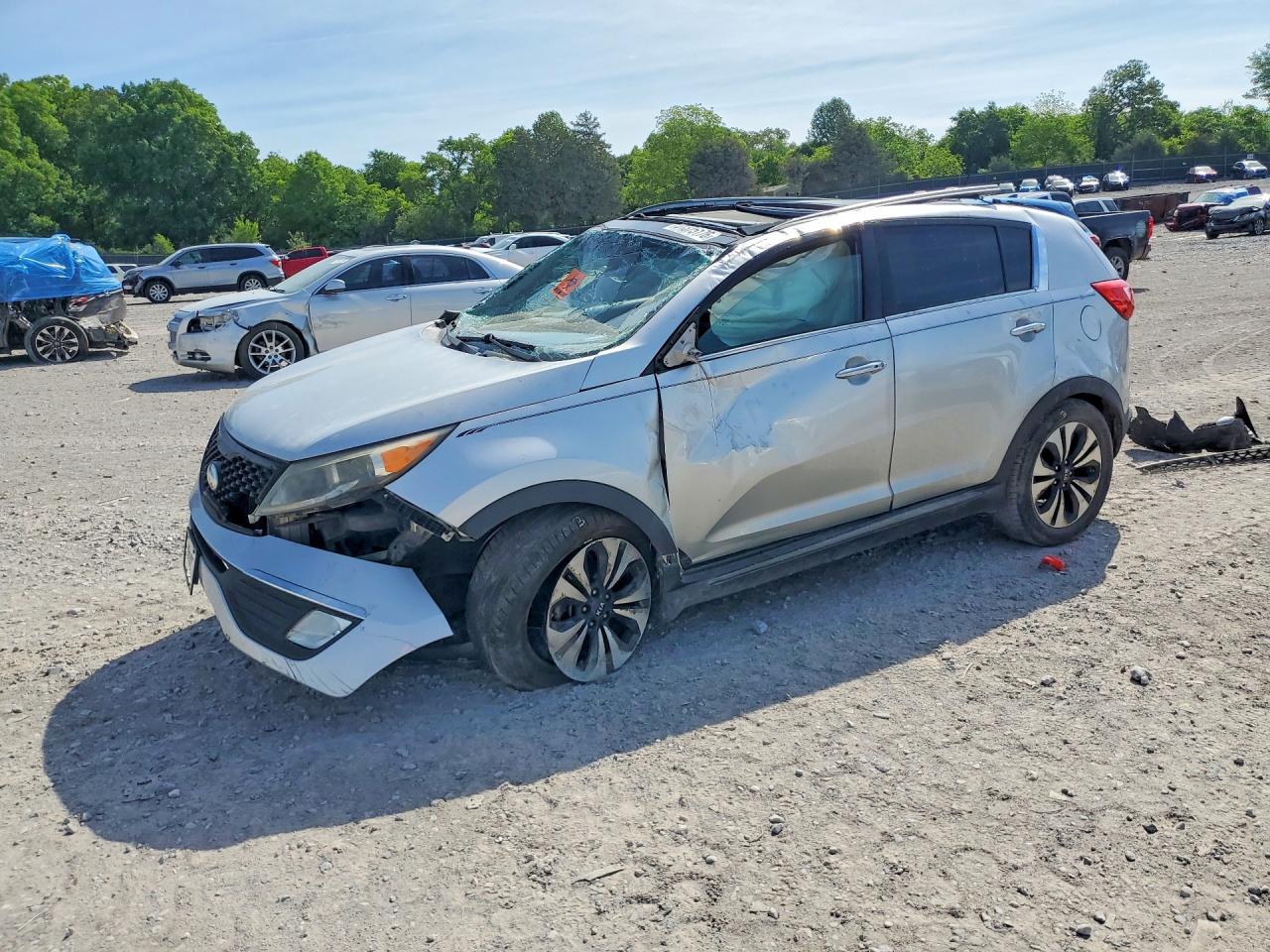 2013 Kia Sportage SX, VIN KNDPC3A65D7509072 — Rollover
