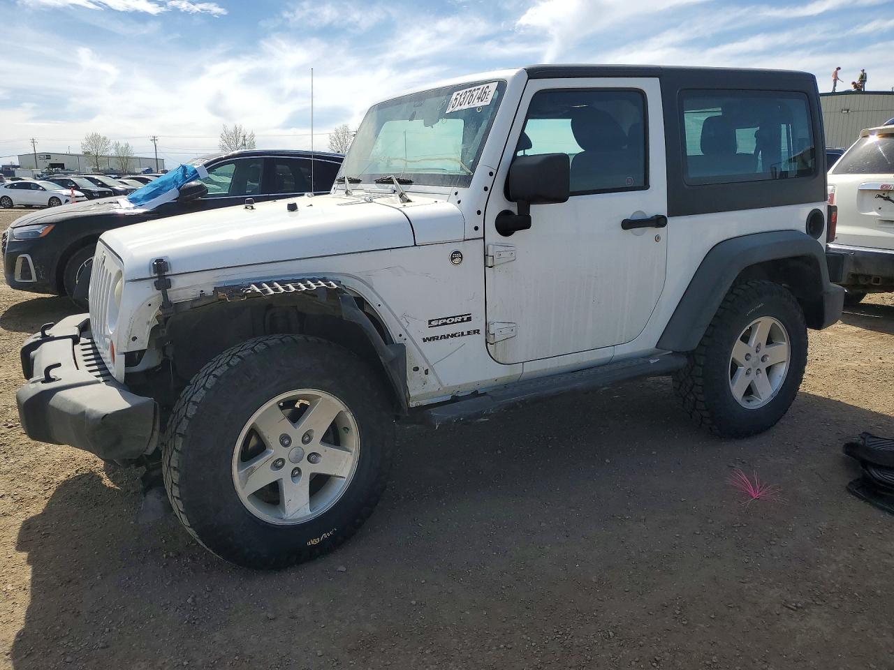 2012 Jeep Wrangler Sport, VIN 1C4AJWAG8CL179214 — Front end